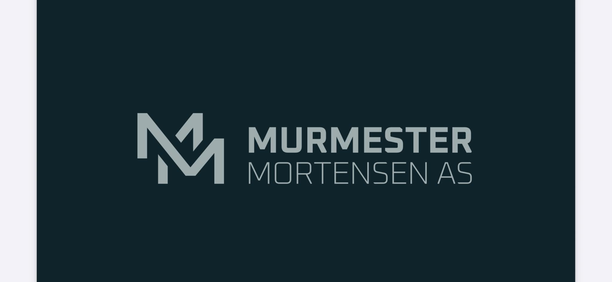 logo MURMESTER MORTENSEN AS